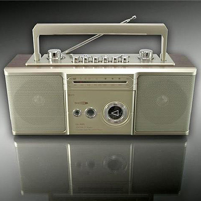 【クリックでお店のこの商品のページへ】クマザキエイム ラジオカセットレコーダー (GL9101) GL-9101