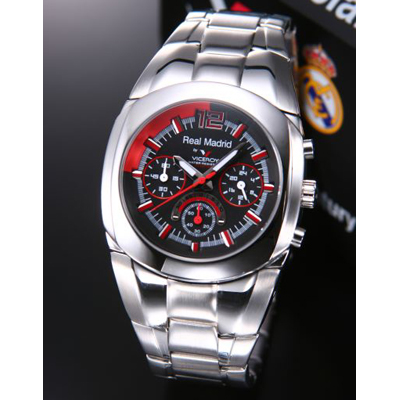 【クリックでお店のこの商品のページへ】VICEROY バーセロイ バーセロイ 腕時計 レアルマドリード 公式ウオッチ メンズ クロノグラフ SSブレス クォーツ 43821-55 wawavce00003